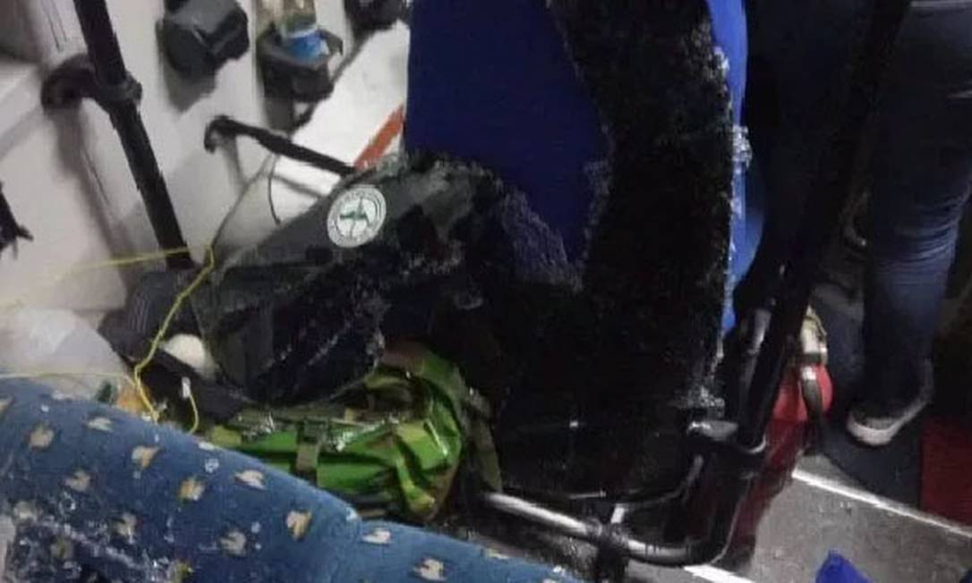 Caravana foi atacada durante travessia para a Colômbia Foto: Reprodução