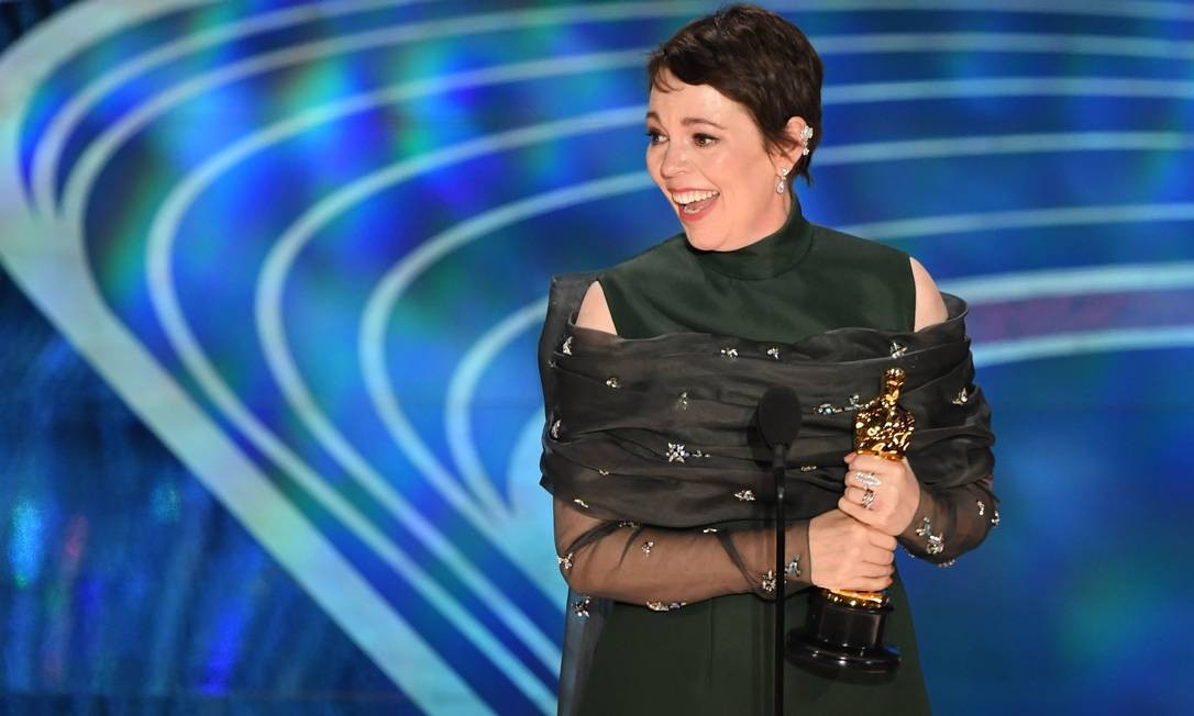Melhor atriz: Olivia Colman, por "A favorita" Foto: VALERIE MACON / AFP