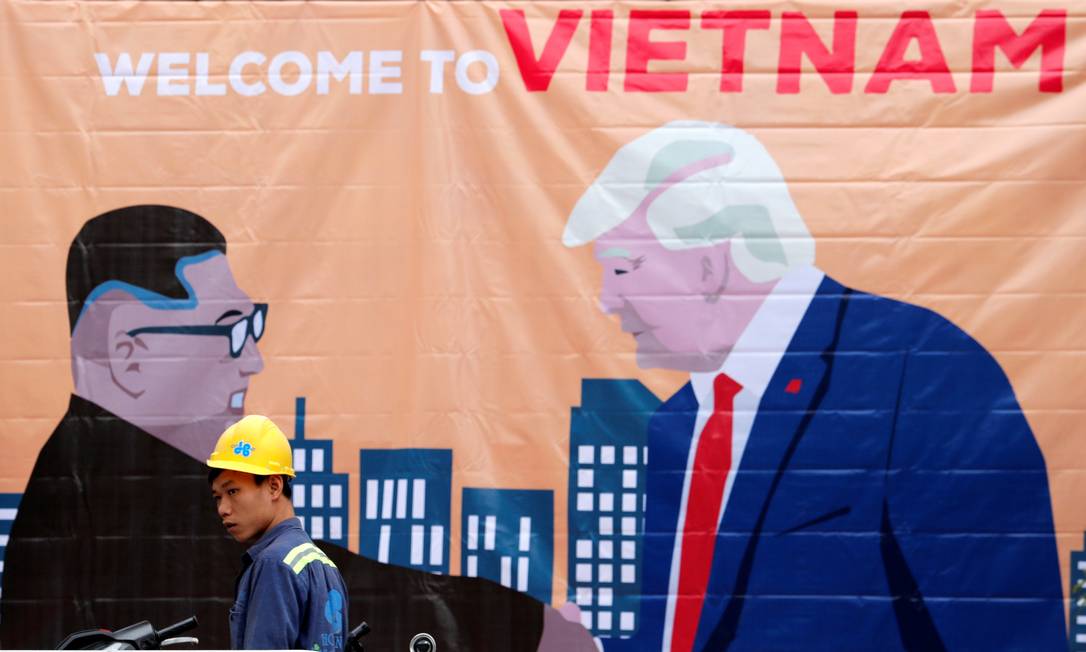 Vietnã se prepara para receber líderes Donald Trump, dos EUA, e Kim Jong-un, da Coreia do Norte Foto: KIM KYUNG-HOON 25-02-2019 / REUTERS