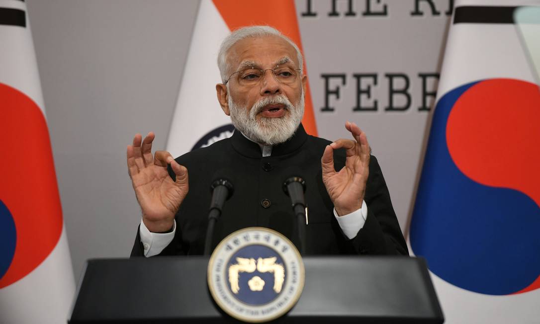 Primeiro-ministro indiano, Narendra Modi Foto: POOL New / REUTERS