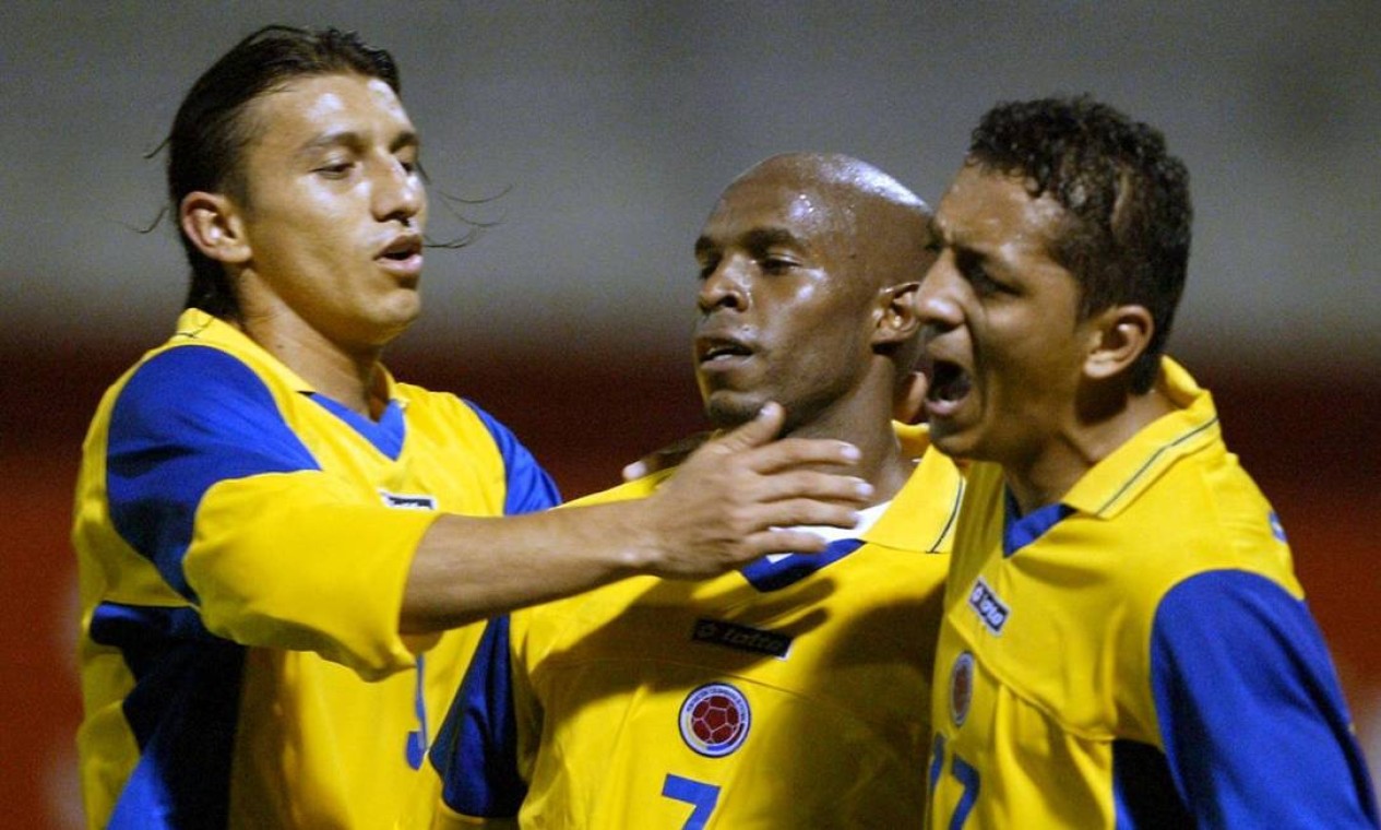 A última da prateleira com um título a conquistar a Copa América, a Colômbia levantou a taça em 2001 Foto: Yuri Cortez / AFP
