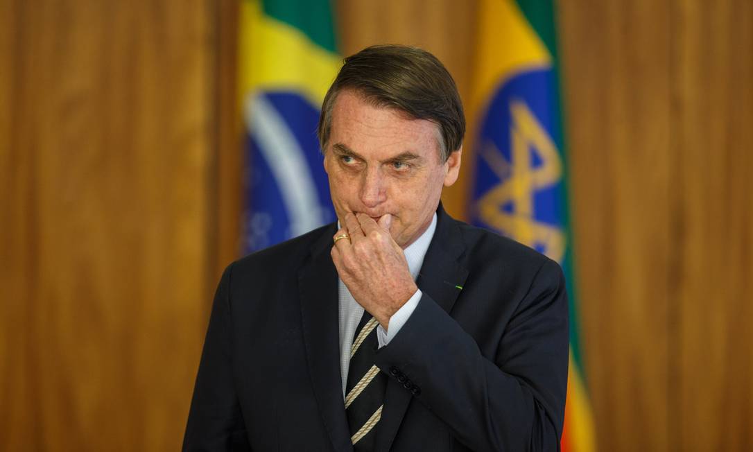 Das últimas cem postagens do presidente — até anteontem —, apenas dez versavam sobre a reforma Foto: Daniel Marenco / Agência O Globo