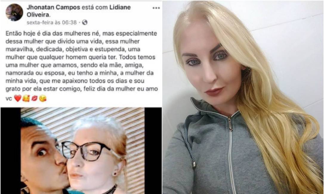 Lidiane Oliveira foi morta a facadas pelo namorado, em Ponta Grossa, no Paraná Foto: Facebook/Reprodução
