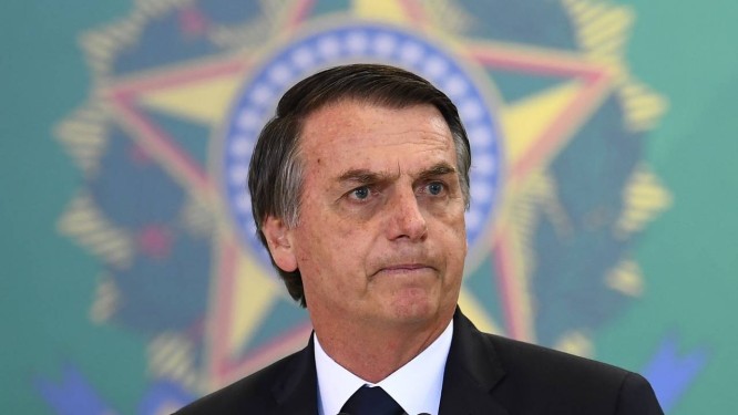 Bolsonaro: presidente deve escolher o novo embaixador em Washington Foto: EVARISTO SA / AFP