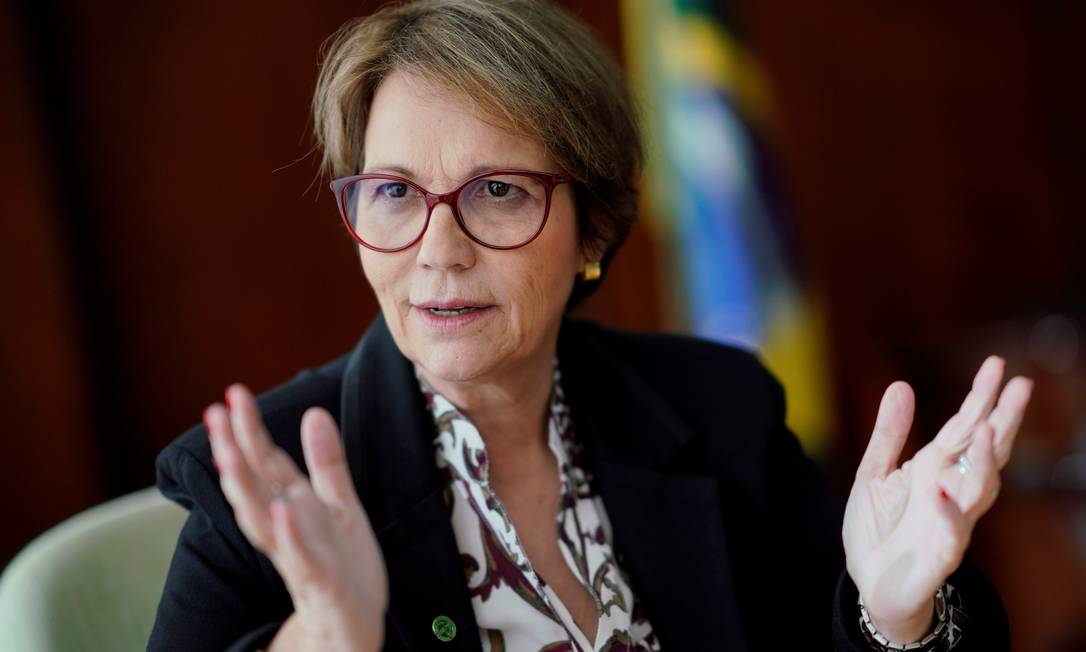 Ministra da Agricultura do Brasil, Tereza Cristina Foto: Ueslei Marcelino / REUTERS