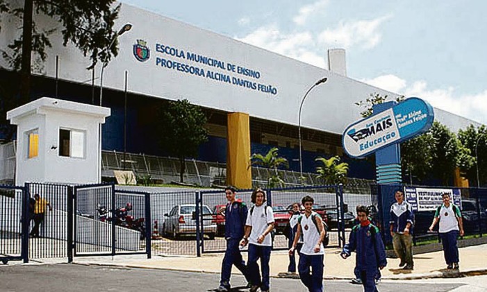 Escola Municipal de Ensino Professora Alcina Dantas Feijão em São Caetano do Sul (SP) Foto: Reprodução