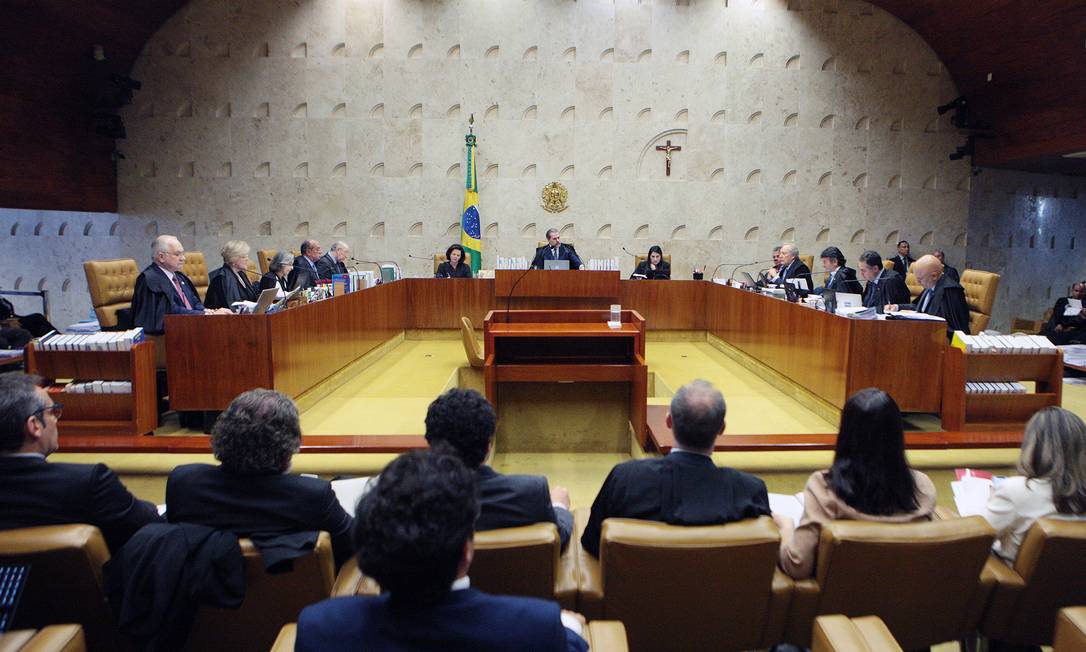 Sessão do Supremo Tribunal Federal (STF) Foto: Carlos Moura/STF 