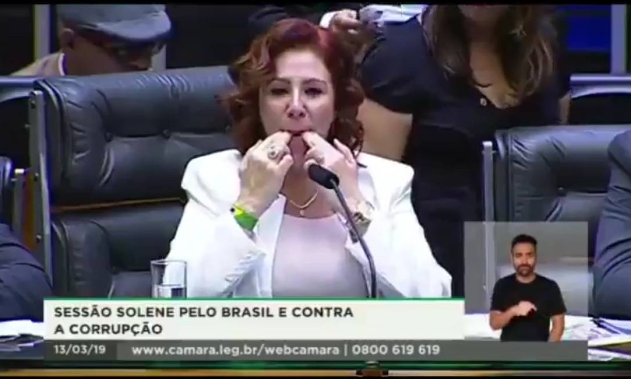 Deputada Assobia Para Pedir Silêncio Aos Colegas No Plenário Da Câmara Jornal O Globo