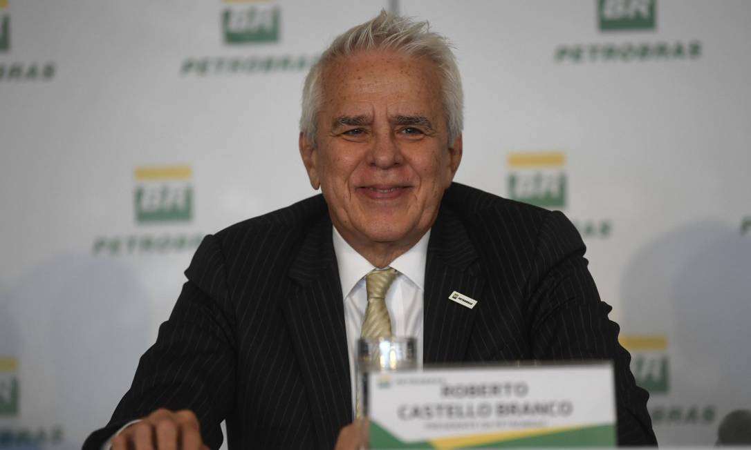 O presidente da Petrobras, Roberto Castello Branco Foto: MAURO PIMENTEL / Agência O Globo
