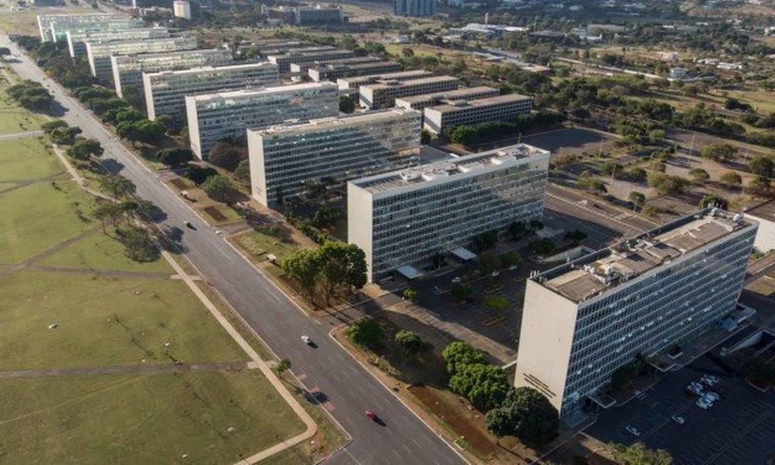 Esplanada dos Ministérios, em Brasília Foto: Brenno Carvalho / O Globo