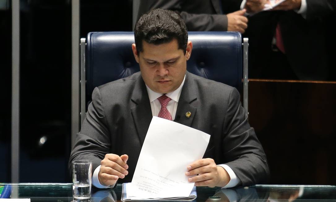 Â O presidente do Senado, 19/02/2019 Foto: Jorge William / AgÃªncia O Globo