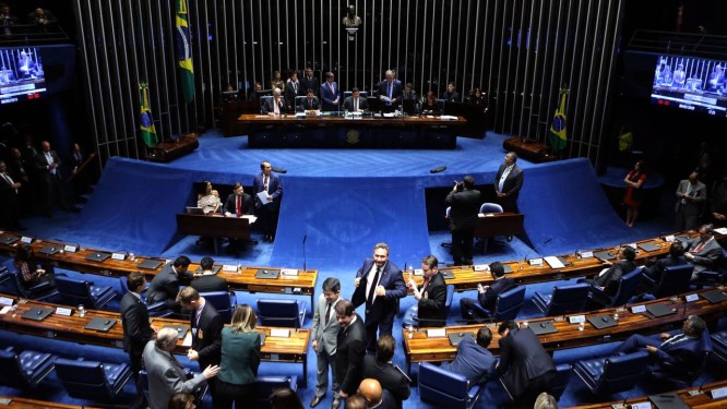 PlenÃ¡rio do Senado Federal Foto: Jorge William / AgÃªncia O Globo