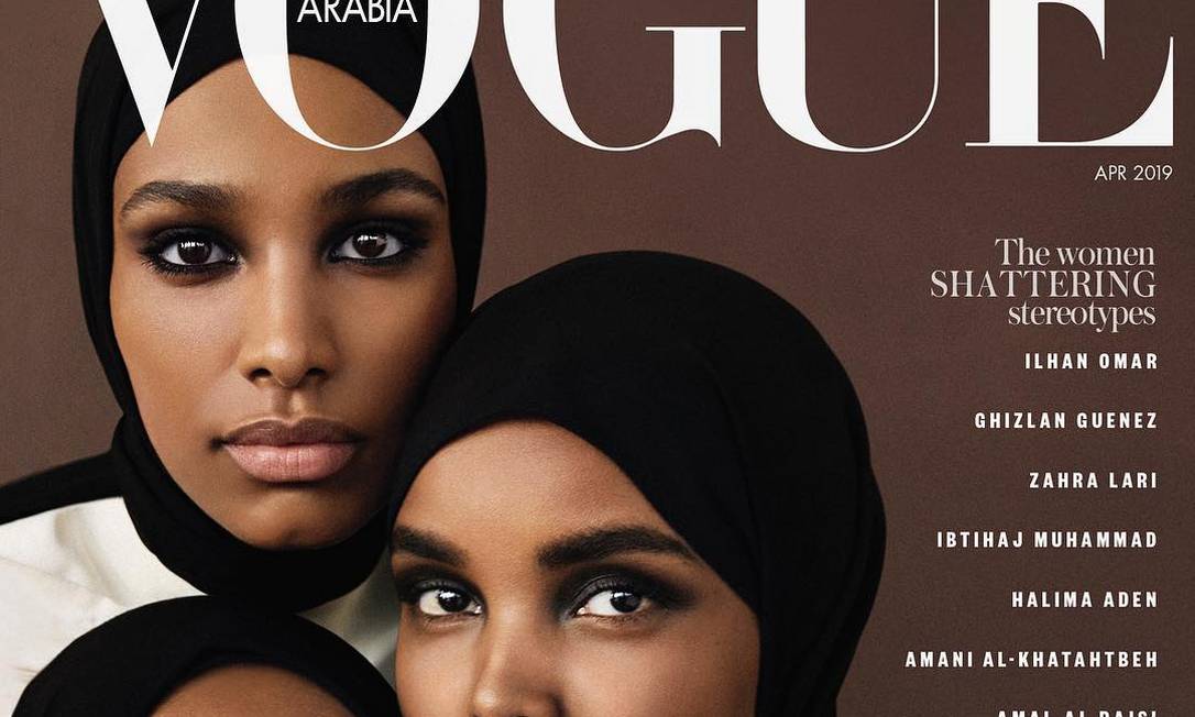 Vogue Arábia traz modelos usando hijabi na capa para combater