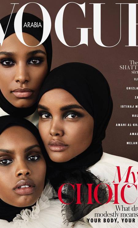 Vogue Arábia traz modelos usando hijabi na capa para combater