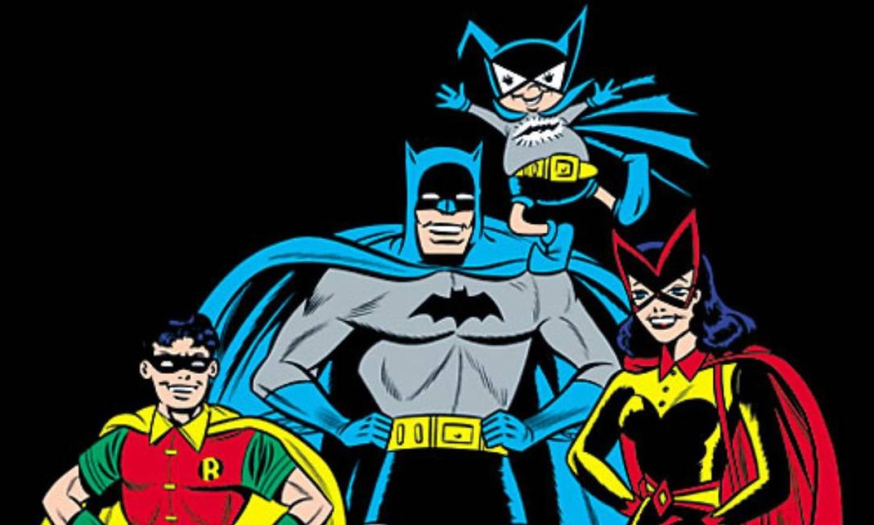 1955// Batfamília reunida e risonha nos traços de Dick Spring Foto: Reprodução