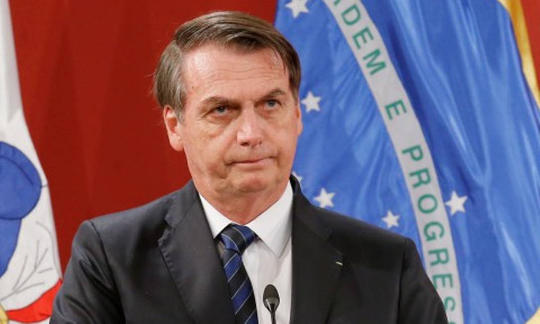 Bolsonaro reafirma que não houve um golpe de Estado, mas um movimento político legítimo Foto: Rodrigo Garrido / Reuters 
