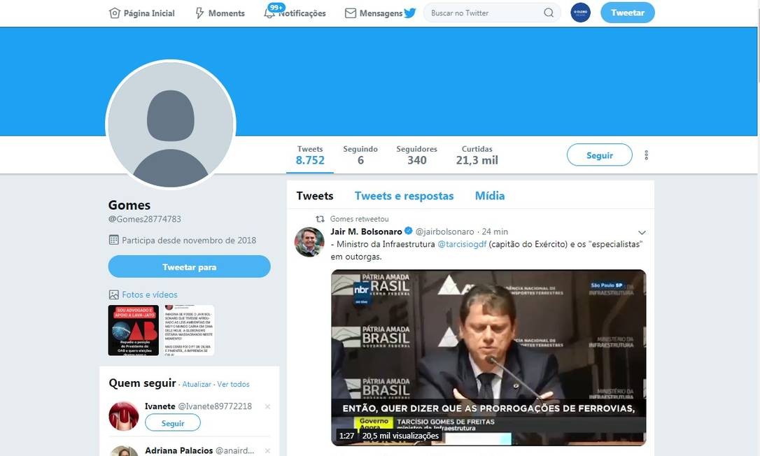 Pequeno grupo impulsiona artilharia bolsonarista no Twitter