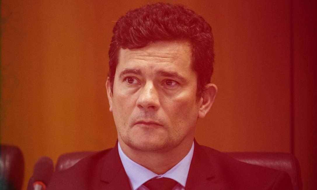 Nos registros, Moro aparece em trocas de mensagem com outros nomes associados à operação Lava-Jato, como o promotor Deltan Dallagnol, em conversas sobre os rumos de casos então em andamento Foto: Daniel Marenco / Agência O Globo