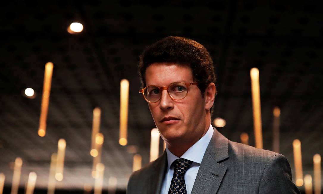Brazil's Environment Minister Ricardo Salles looks on after a news conference in Sao Paulo, Brazil, March 25, 2019. REUTERS/Nacho Doce Foto: NACHO DOCE / REUTERS