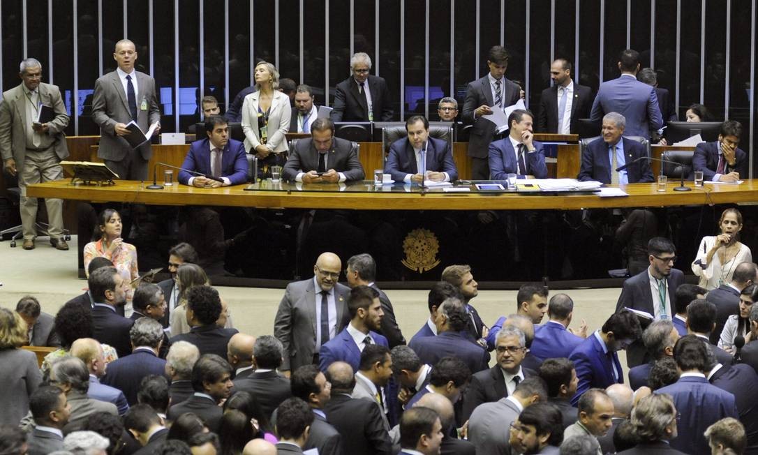 Em 26 de março, no mesmo dia em que o ministro da Economia, Paulo Guedes, principal fiador da reforma da Previdência, desistiu de ir à Câmara debater o tema, os deputados aprovaram proposta que tirou poder do governo sobre o Orçamento, em votação relâmpago Foto: Luis Macedo / Agência Câmara