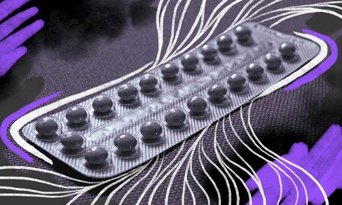 Pílula anticoncepcional é um dos métodos contraceptivos mais usados em todo o mundo Foto: Ilustração de Lari Arantes sobre foto do Pixabay