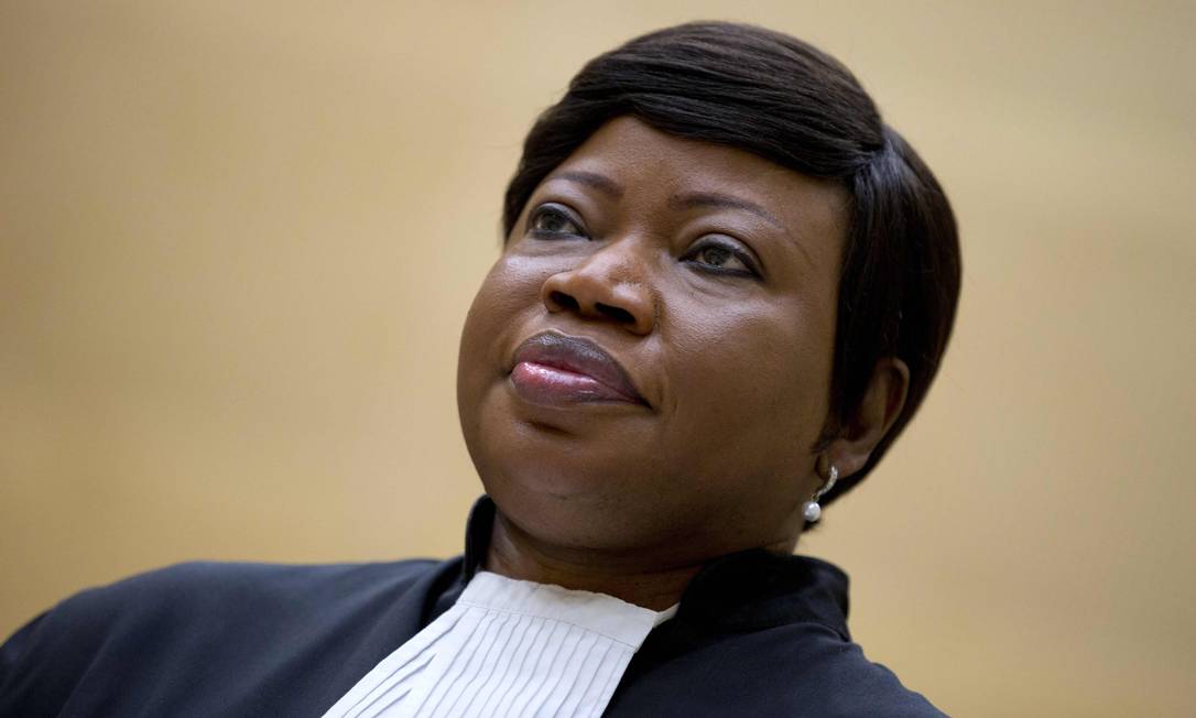 Promotora-chefe do TPI, Fatou Bensouda Foto: PETER DEJONG / AFP