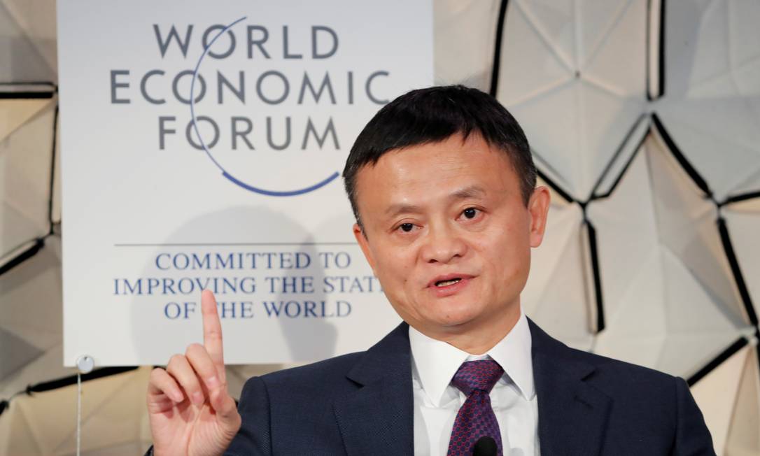 Jack Ma, do Alibaba: defesa de trabalho extenuante. Foto: Arnd Wiegmann / REUTERS