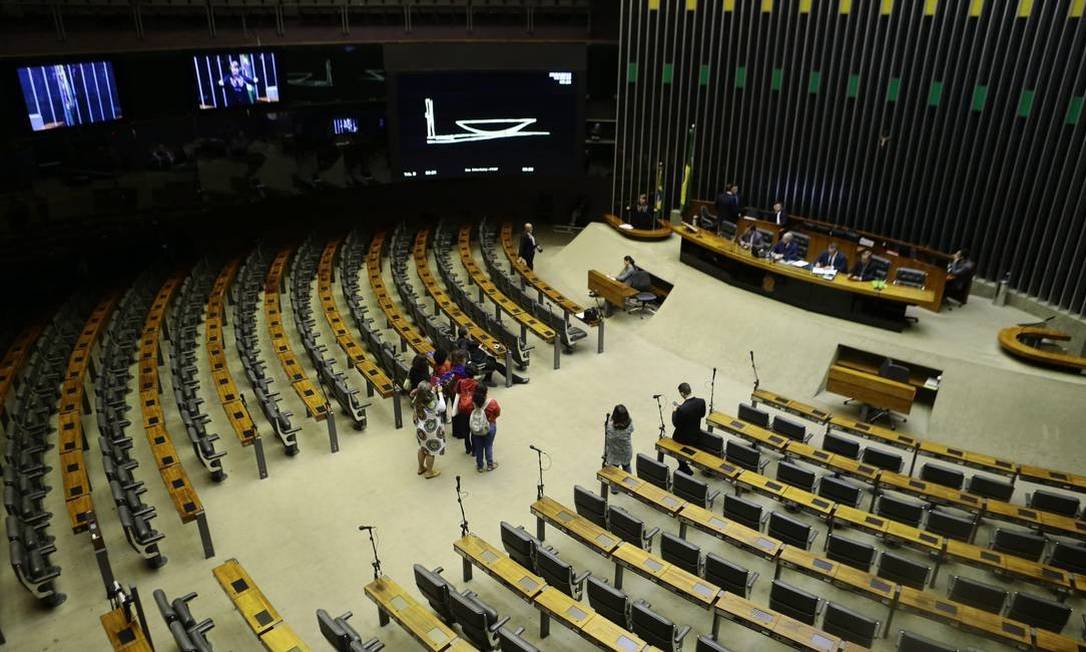 O plenário da Câmara dos Deputados Foto: Jorge William / Agência O Globo