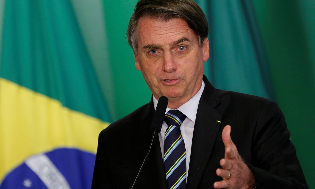 Presidente Jair Bolsonaro, em Brasília Foto: Adriano Machado / REUTERS