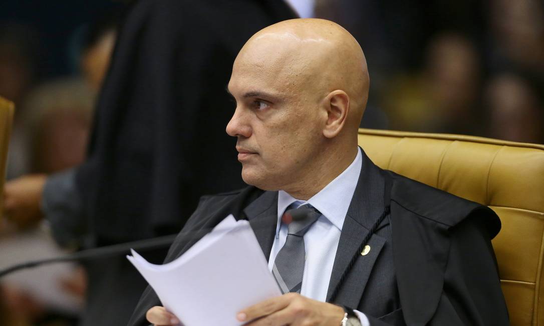 O ministro Alexandre de Moraes, do Supremo Tribunal Federal Foto: Jorge William / Agência O Globo / 17-8-17