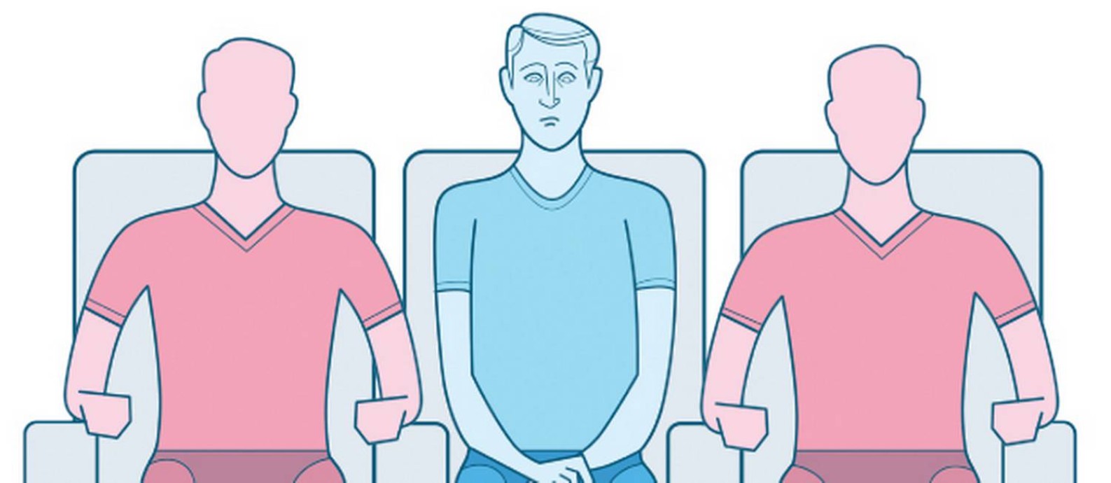 Manual de etiqueta para turistas: o que fazer em caso de sentar no assento do meio no avião? Foto: André Mello / Editoria de Arte