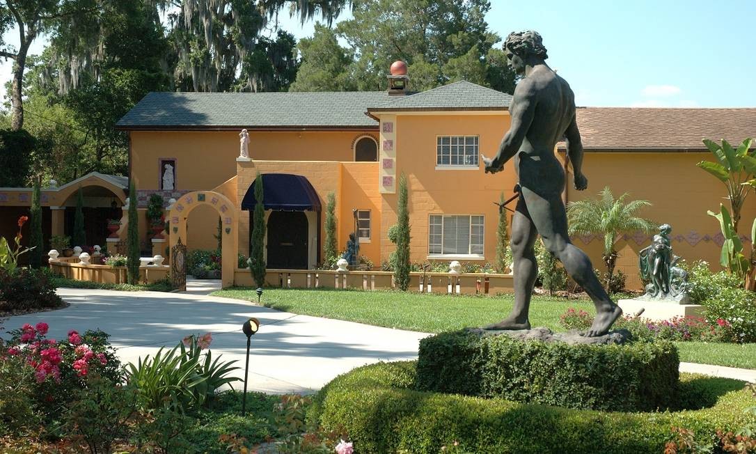 As esculturas do Albin Polasek Museum & Sculpture Gardens em Winter Park, nos arredores de Orlando, Flórida Foto: Divulgação