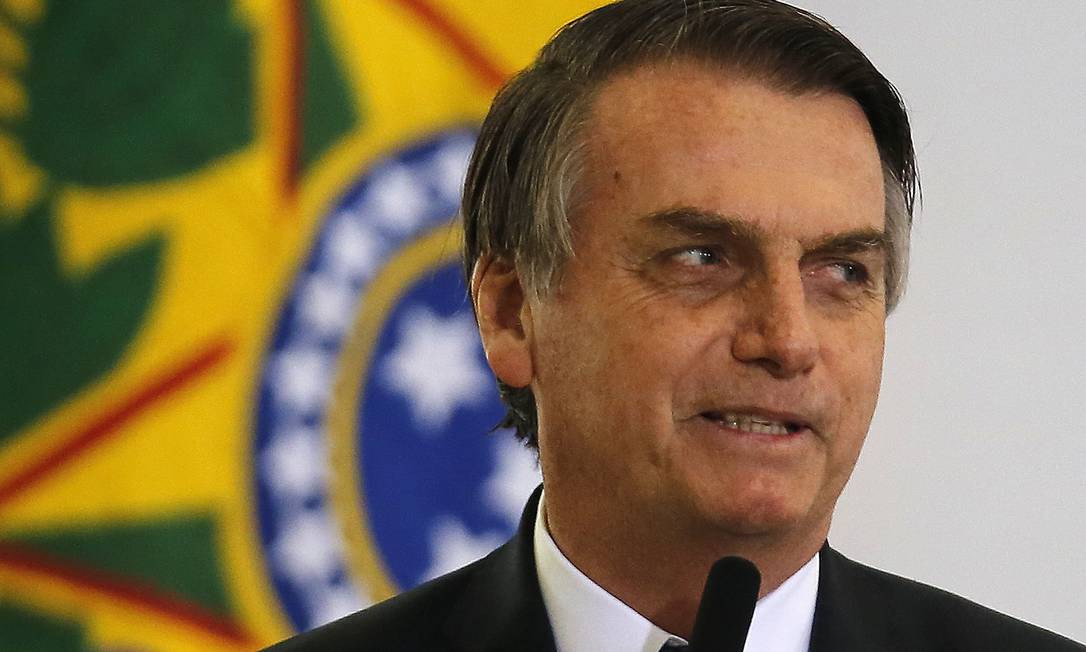 O presidente Jair Bolsonaro Foto: Jorge William / Agência O Globo