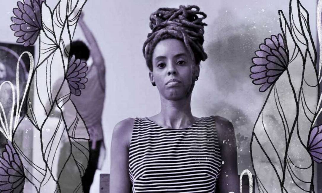 A antropóloga e cineasta Milena Manfredini organiza a Mostra de Cinema Narrativas Negras, que discute representatividade, racismo e políticas públicas para artistas negros Foto: Arte de Luiz Lopes sobre foto divulgação
