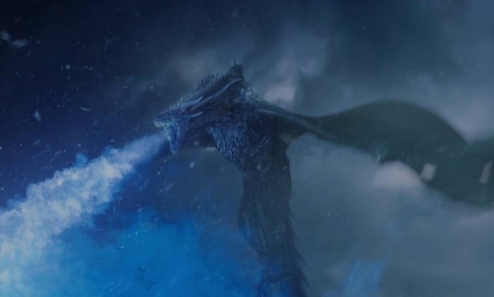 Viserion, o dragão de gelo de 'Game of thrones' Foto: Divulgação