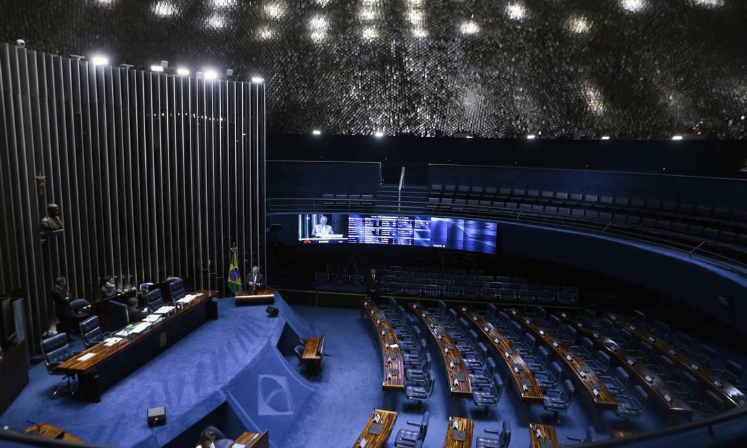 O plenário do Senado Federal, em Brasília Foto: Jorge William / Agência O Globo