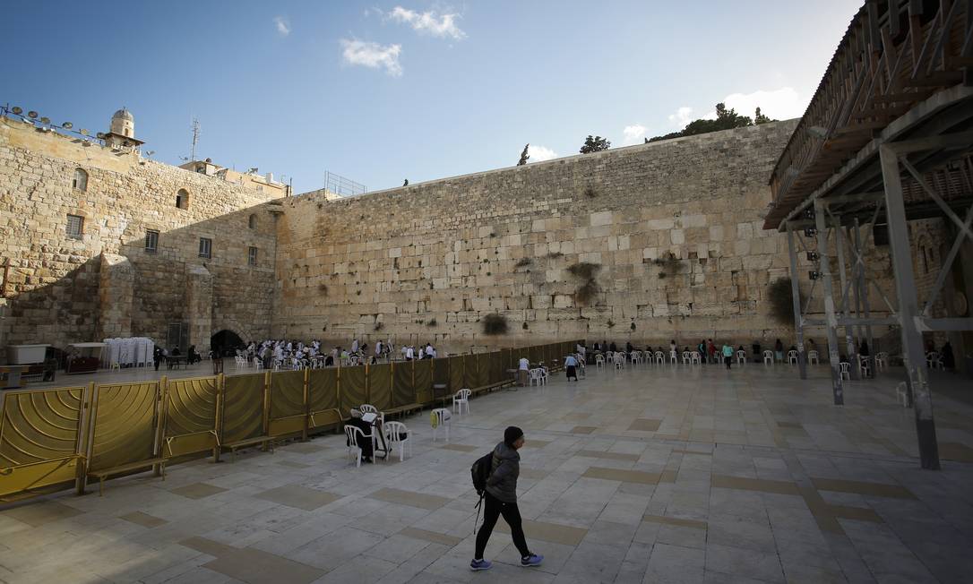 O Muro das Lamentações em Jerusalém Foto: Pablo Jacob / Agência O Globo