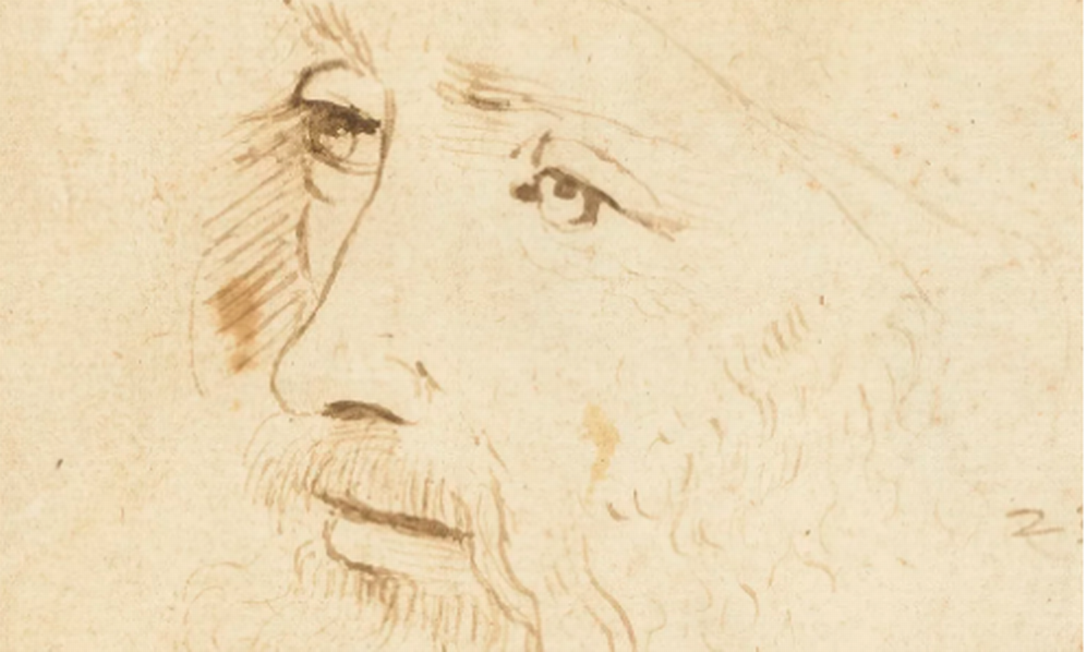 Esboço inédito de um retrato de Leonardo da Vinci Foto: Divulgação / Royal Collection Trust