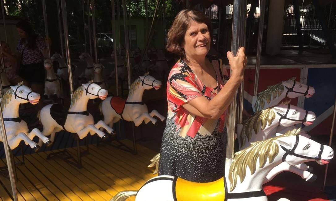 Dona Therezinha Alves da Cunha, filha do fundador do parquinho de diversões do Campo de São Bento Foto: Divulgação/Marco Terranova