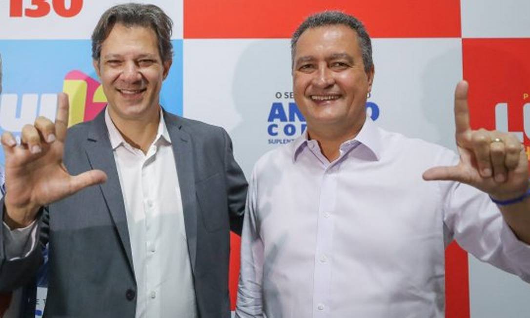 De olho na presidência, governador da Bahia mede forças com Haddad no PT -  Jornal O Globo