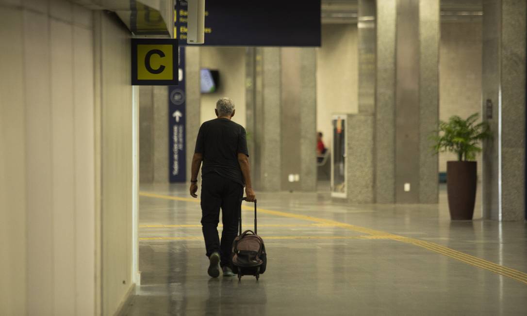Aeroporto Internacional Tom Jobim (Galeão), no Rio de Janeiro Foto: Gabriel Monteiro / Agência O Globo
