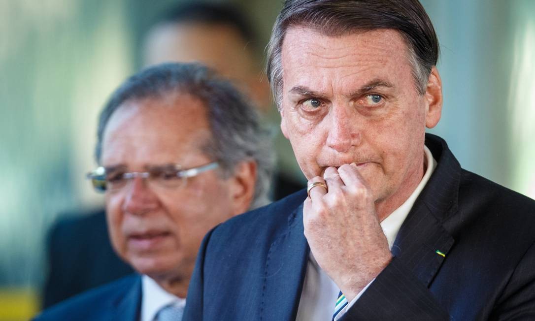 O presidente Jair Bolsonaro Foto: Daniel Marenco / AgÃªncia O Globo