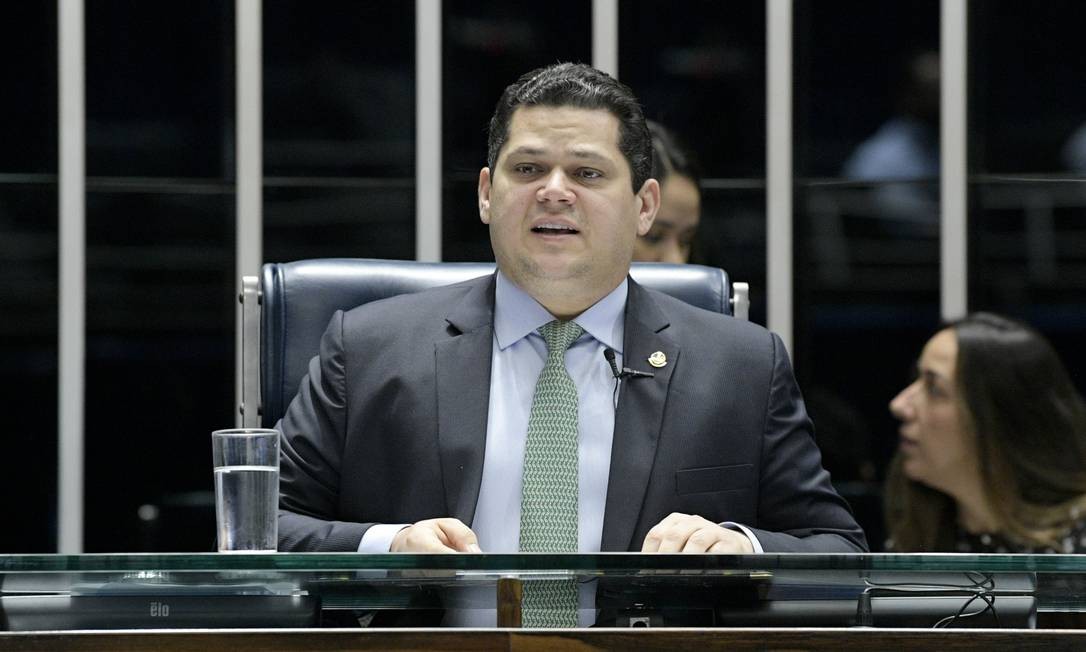 O , Davi Alcolumbre, durante sessÃ£o plenÃ¡ria Foto: Pedro FranÃ§a/AgÃªncia Senado/26-04-2019