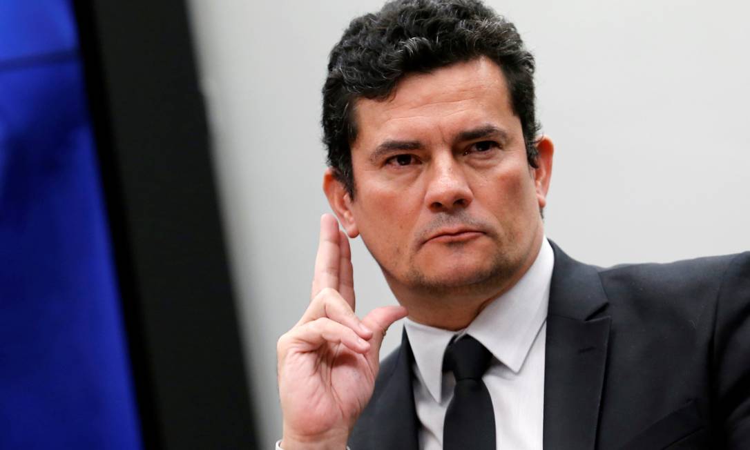 O ministro da Justiça Sergio Moro tem se manifestado publicamente sobre o desejo de que o Coaf permanecesse sob sua pasta Foto: Adriano Machado / Reuters