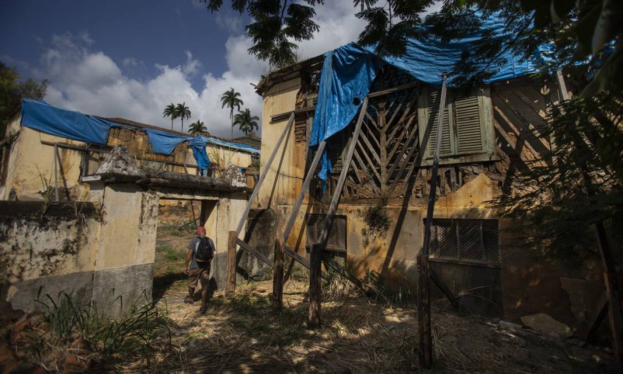Casa do Barão de Vassouras sofre com abandono Foto: Alexandre Cassiano / Agência O Globo