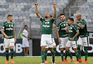 Com vitória sobre o Atlético, Palmeiras se tornou líder Foto: WASHINGTON ALVES / REUTERS