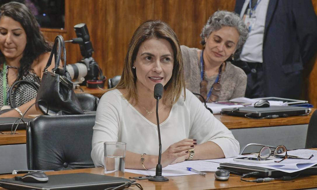 A senadora Soraya Thronicke, na ComissÃ£o de Direitos Humanos Foto: Waldemir Barreto/AgÃªncia Senado/13-05-2019