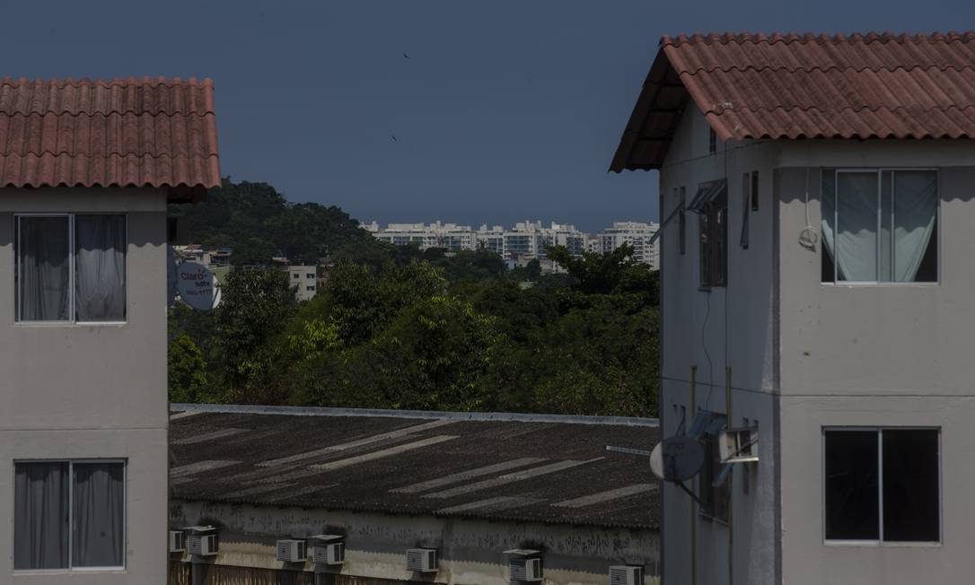 
Conjunto do Minha Casa Minha Vida em Jacarepaguá, na Zona Oeste do Rio
Foto:
Alexandre Cassiano
/
Agência O Globo