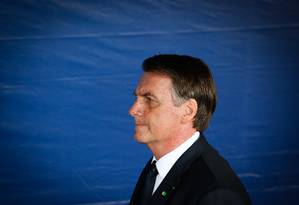 O presidente Jair Bolsonaro Foto: Agência O Globo