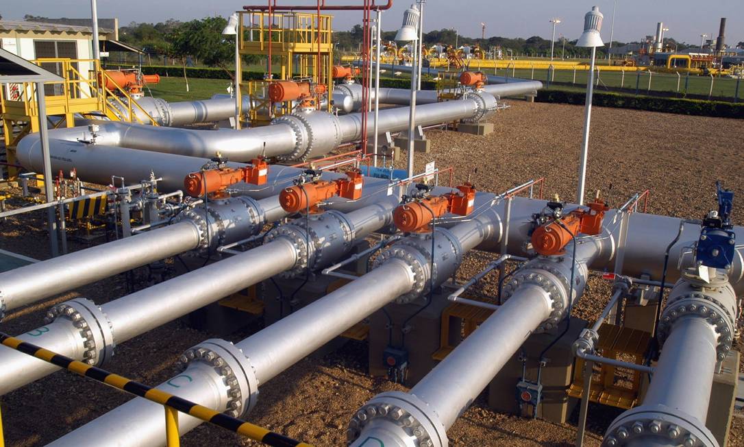 Gasoduto Brasil-Bolívia: para viabilizar privatização da distribuidora MT Gás, governo de Mato Grosso quer comprar gás diretamente do país vizinho. Foto: Diego Giudice / Bloomberg